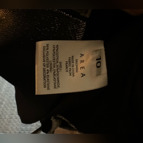 Brand new never worn Area Metallic corset top - Picture 6 of 7